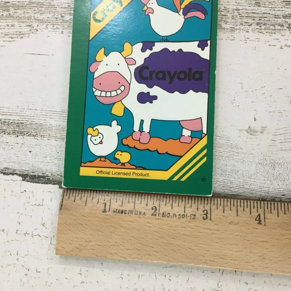 Vintage Crayola Rainbow Tablet Plymouth Small Notepad